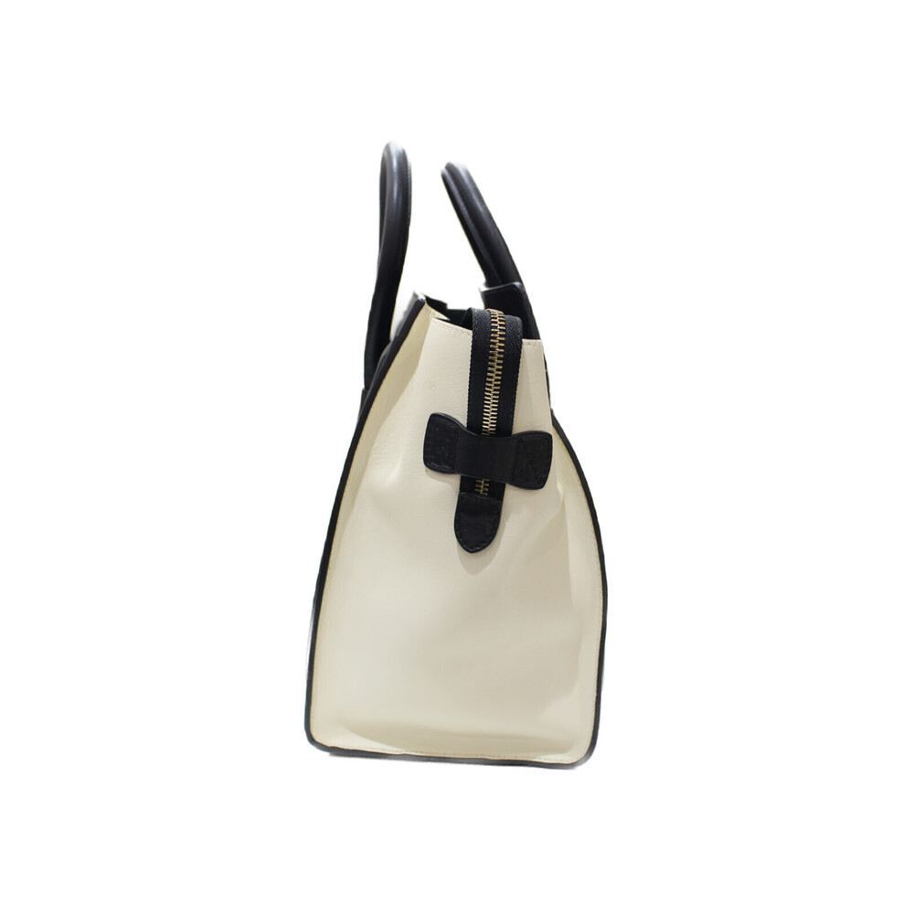 Celine black white Luggage Navy Blue handbag classic leather Shopper